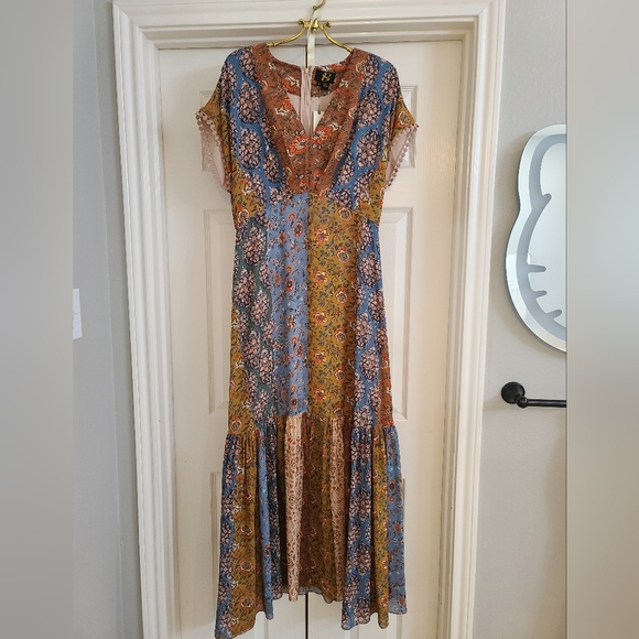 Sachin and Babi Patchwork Dress - Picture 1 of 14